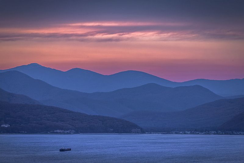 Японское море. Приморье на закате дняphoto preview