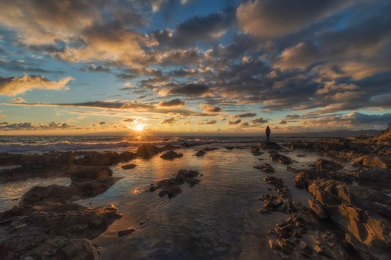 море закат мыс кадош туапсе облака На исходе дня.photo preview