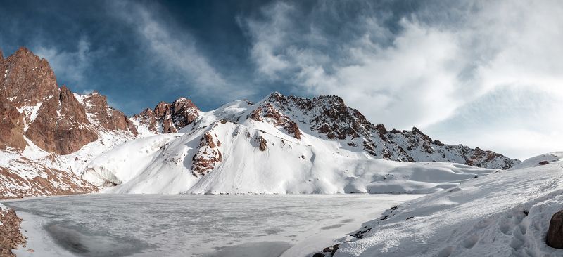 Almaty, Clouds, Glacier, Ice, Lake, Landscape, Mountain, Nature, Rocks, Sky, Snow, Winter Glacier and lake of Manshuk Mametova.photo preview