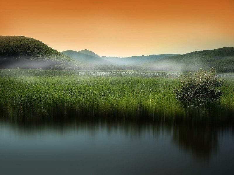 Озера, Озеро, Пейзаж, Приморский край, Приморье, Природа, Триозерье Сны о Триозерье фото превью