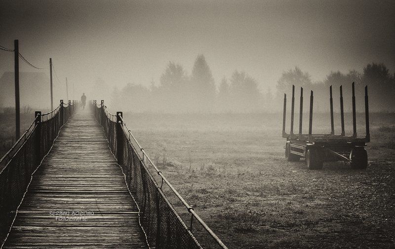 Silhouette of bridge (силуэт моста)photo preview