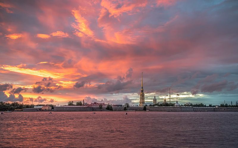 Красивые закаты в Санкт-Петербургеphoto preview