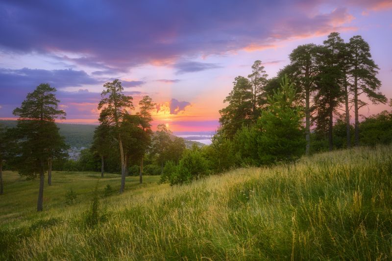 Сиреневый закат.photo preview