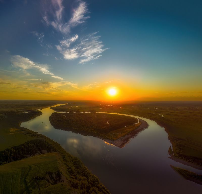 Закат на Обиphoto preview