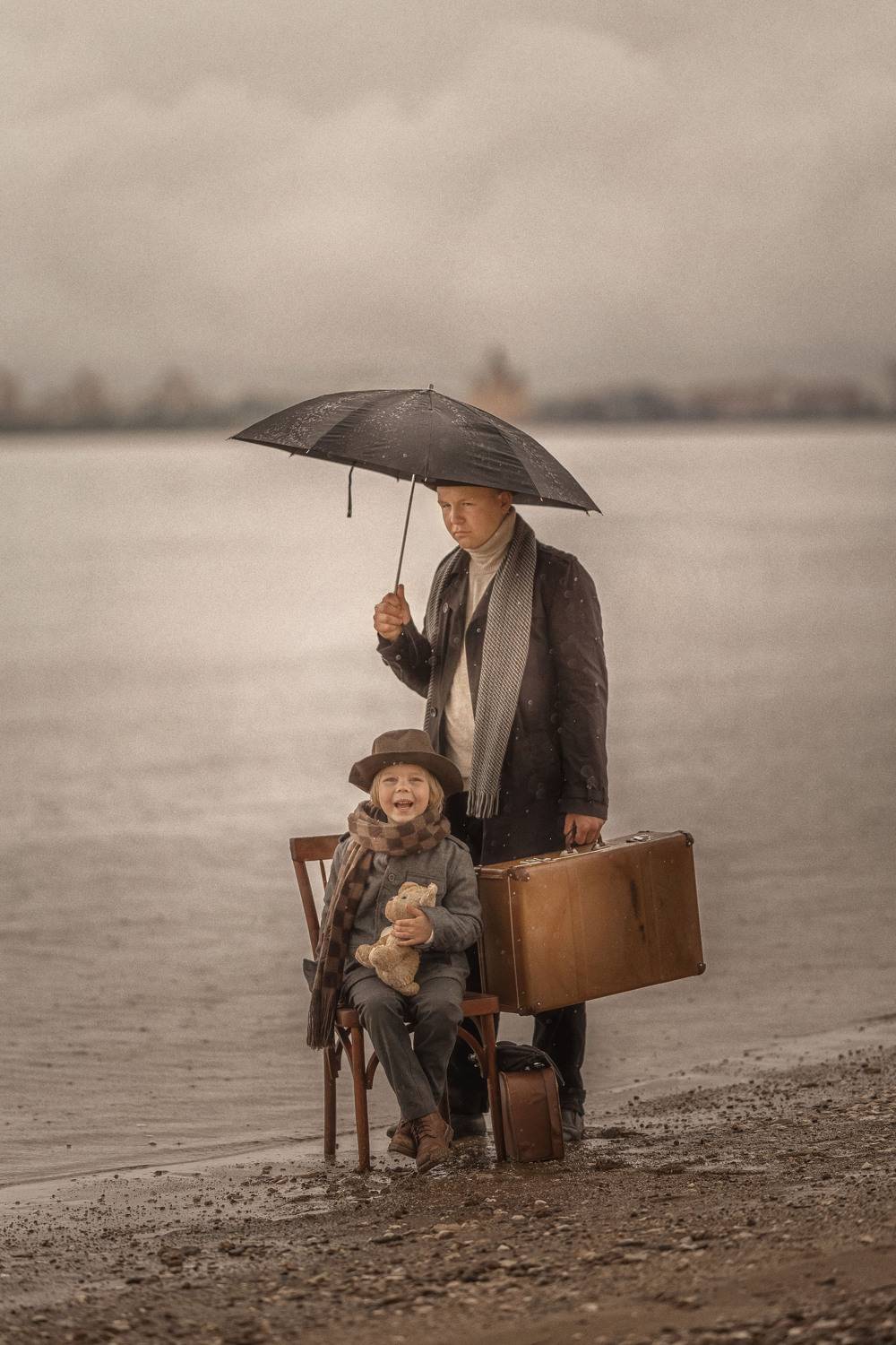 Дождь. Автор: Елена Чернигина дети, мальчик, детскаяфотография, дождь, кино, Елена Чернигина