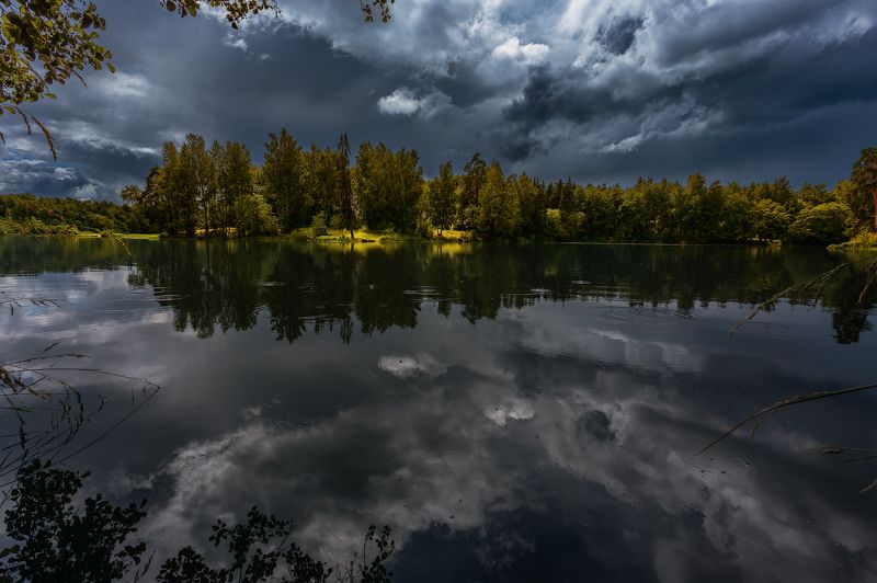 пруд, красный пруд, красный пруд ломоносов, ломоносов, санкт-петербург, ораниенбаум, lomonosov, oranienbaum, st.petersburg, облака, pond, верхний пруд Пруд.photo preview