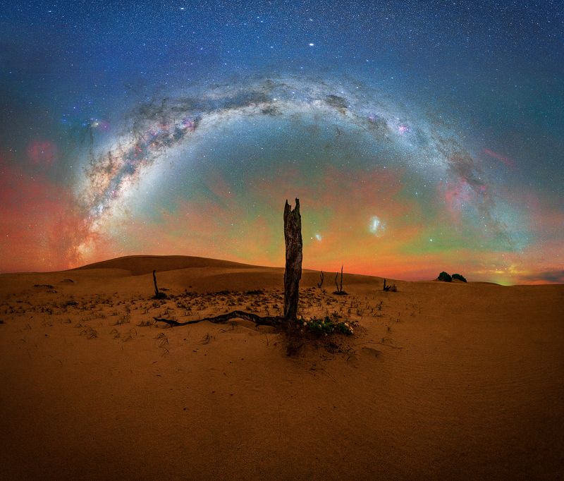 Night, stars, milkyway, nikon, Australia, sky, galaxy Sand Dunesphoto preview