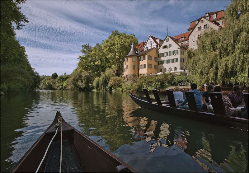прогулка, германия, тутлинген, архитектура осенняя прогулка фото превью