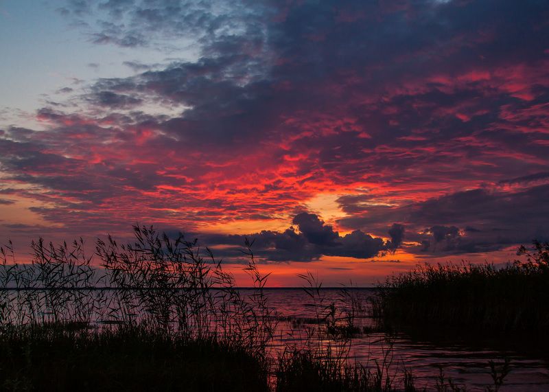 Рассвет на Кубенском озереphoto preview