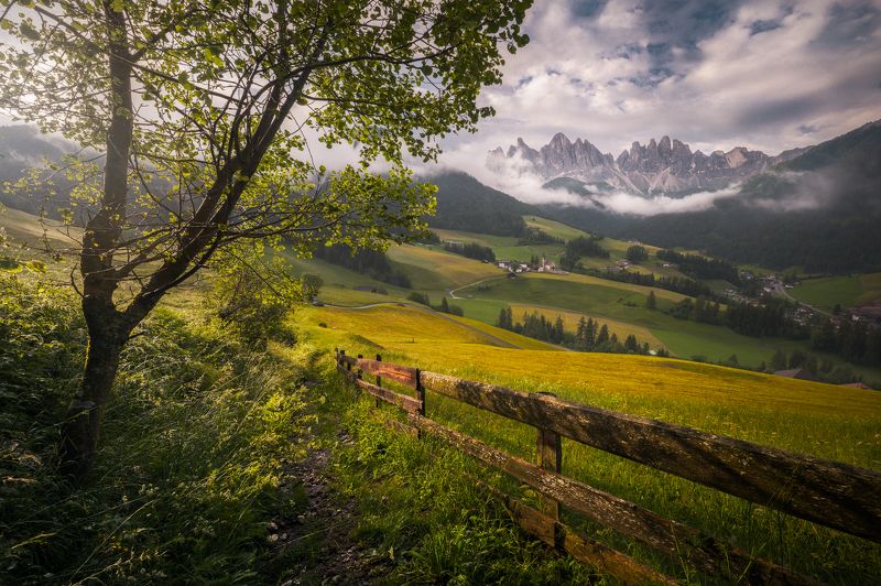 Landscape mood storm mountain sunset light dolomites italy A Treasure in Every Earphoto preview