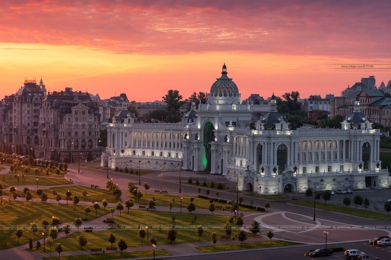 книга владыка моря, казань, россия, татарстан, кул шариф, артем мирный, закат, небо, солнце, арт, архитектура, artyom mirniy, sunset, kazan, tatarstan, russia, кремль, kremlin, capriccio, photoartist, , каприччио, фотохудожник, veduta, ведута, дворец земл Дворец земледельцев. Город Казань (Россия)photo preview