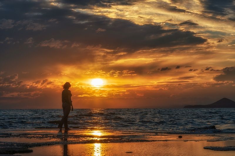 черное море закат мыс кадош туапсе облака скала киселева Морскими вечерами, Кадошскими берегами...photo preview