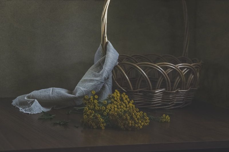 цветы, корзина, ткань, лето ***photo preview