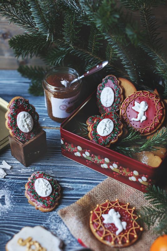 печенья, пряники, еда, выпечка Имбирные пряникиphoto preview