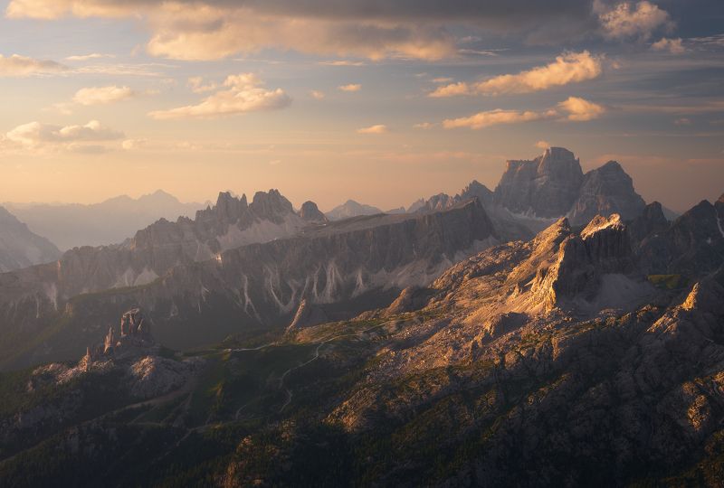 Landscape mountain sunrise light dolomites Firsts light in Dolomites pt.2photo preview
