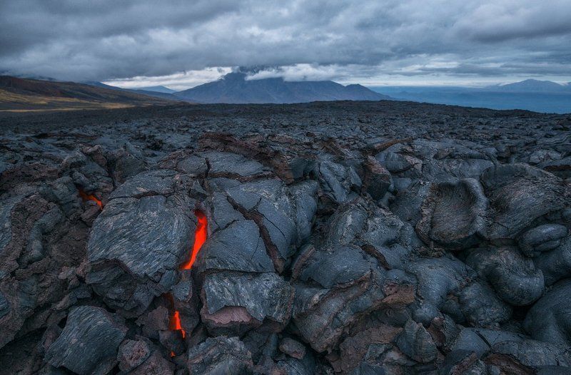 Камчатка, Толбачик Остывающая лава.photo preview