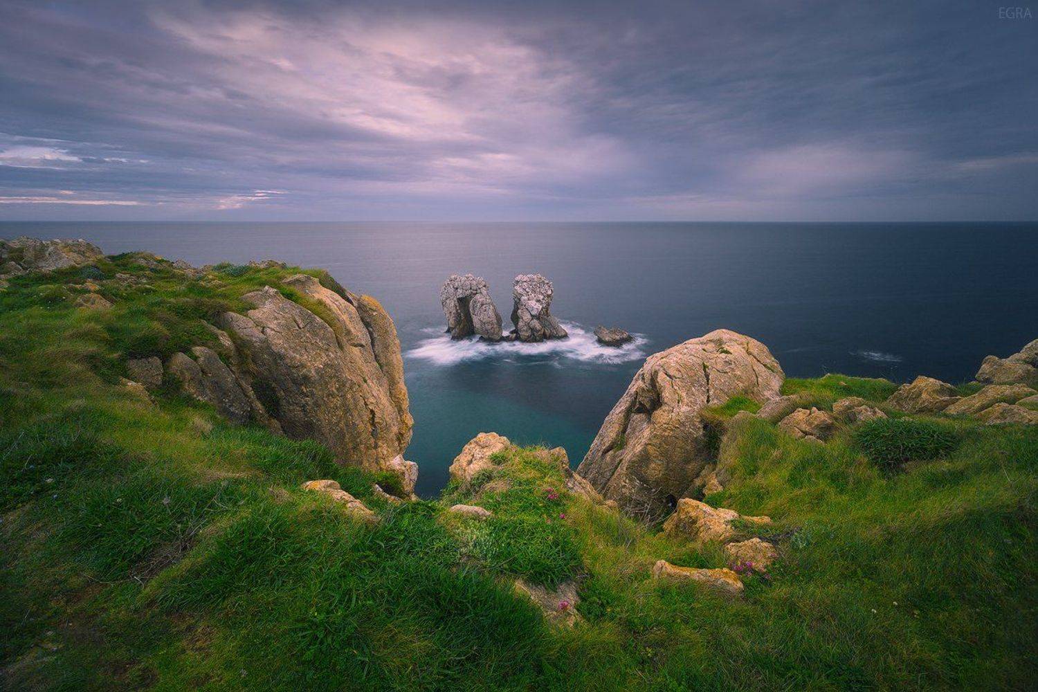 навеки вместе. Автор: EGRA Cantabria, Espana, Spain, Атлантический, Испания, Кантабрия, Океан, EGRA