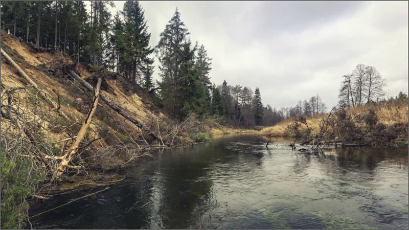 Октябрь, Река, Рыбалка Последний день октябряphoto preview