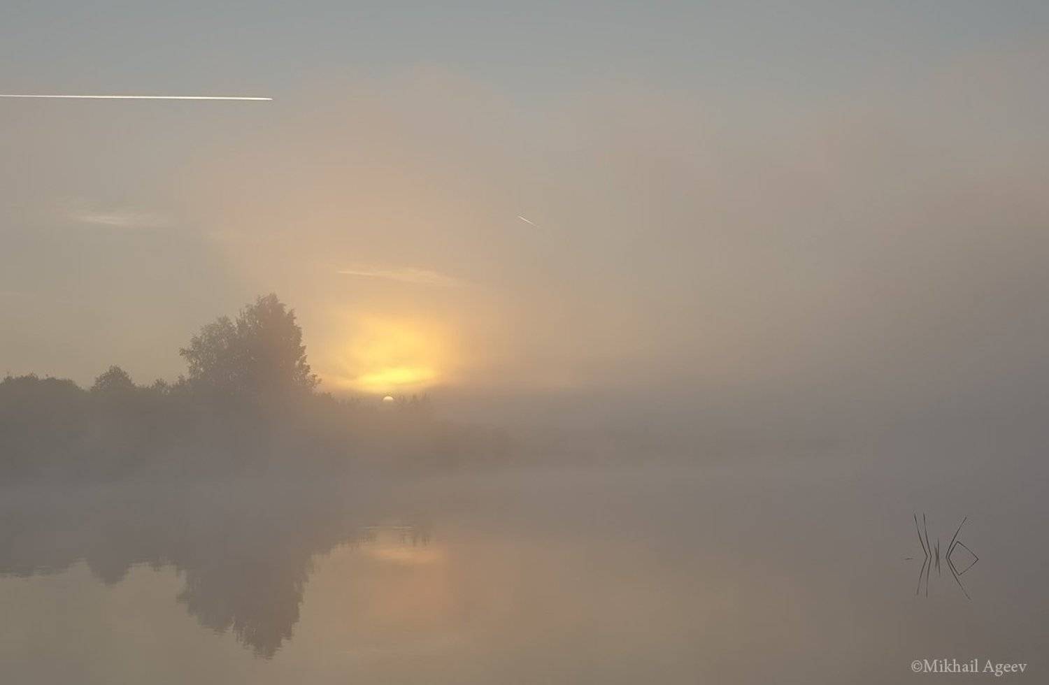 Над восходом. Автор: Михаил Агеев утро рассвет восход пейзаж архангельское, Михаил Агеев