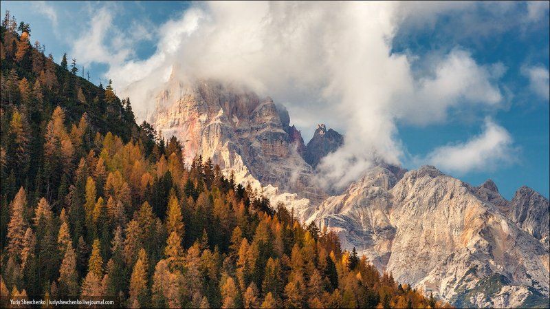 Italy, Доломитовые Альпы, Доломиты, Италия Осеняя магия Альп.photo preview