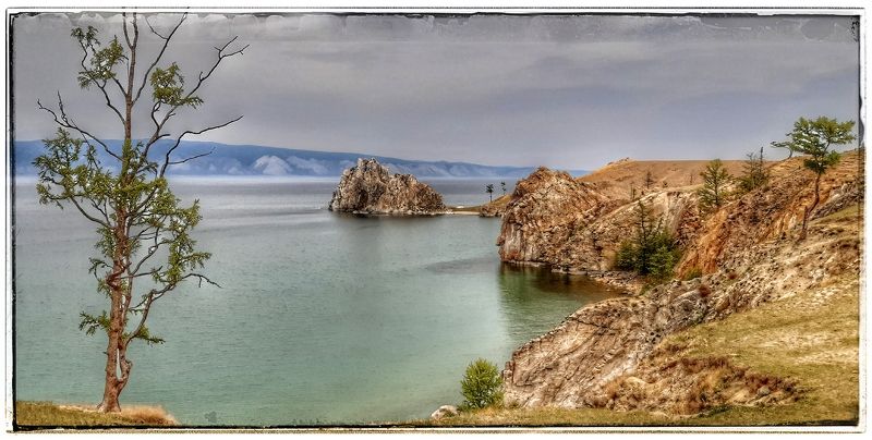 Байкал, Ольхон, шаманка. Шаман-скала.photo preview