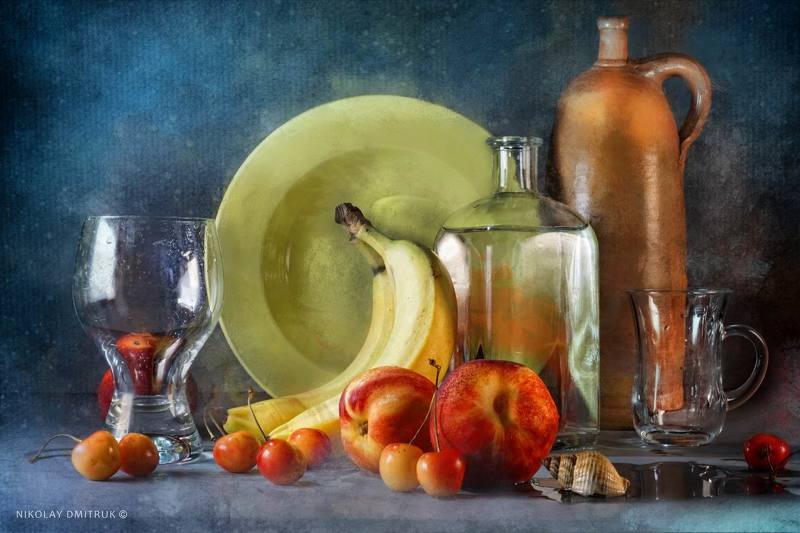 натюрморт банана -фрукт. студия непрерывного света 26.photo preview