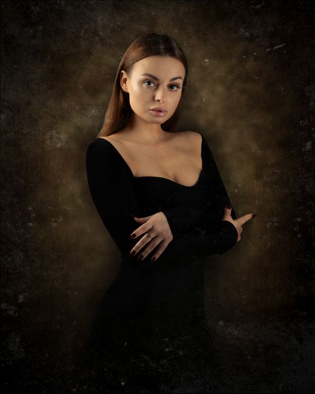 студийный портрет, красивая девушка, женский портрет, концептуальное Анастасияphoto preview