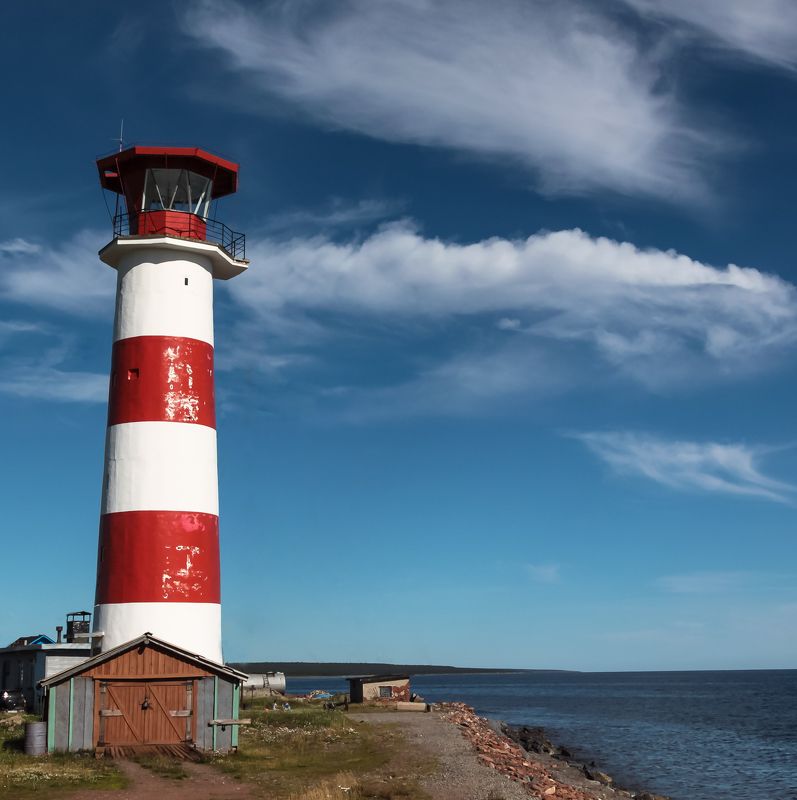 Север, море, маяк Маяк в Кашкаранцахphoto preview