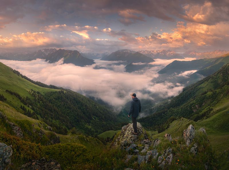 кавказ, архыз, софийские озера, дуккинские озера, озеро орленок, карачаево-черкессия Архызphoto preview
