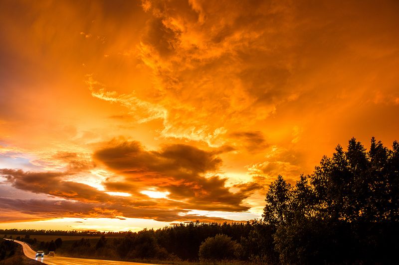 Пылающий закат photo preview