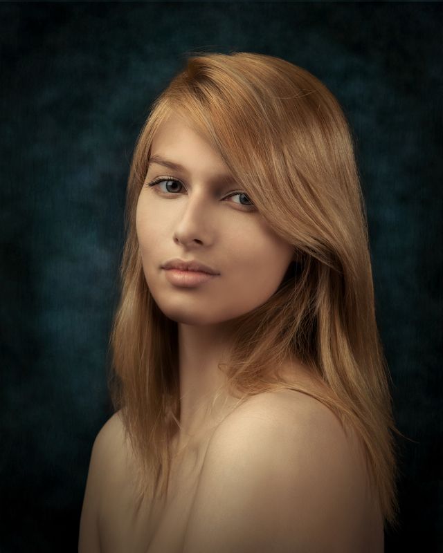 студийный портрет, красивая девушка, женский портрет, концептуальное, будуар Анастасия фото превью