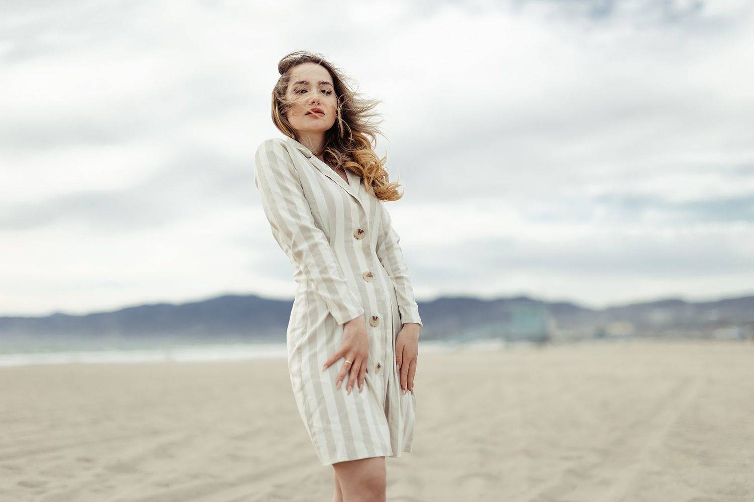 Автор: Дмитрий Попов santa monica, girl, sea, Дмитрий Попов