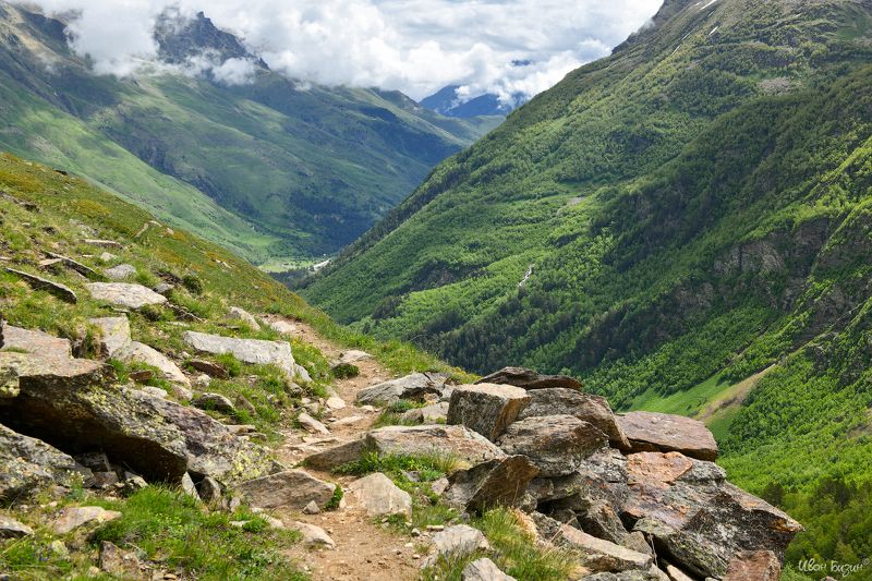 кавказ, горы, лето, эльбрус, терскол, чегет Приэльбрусьеphoto preview