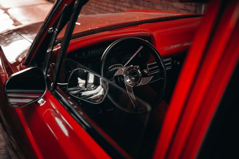 cars,city,street,photographer,sony,retro,style,red Ford Torino 1970photo preview