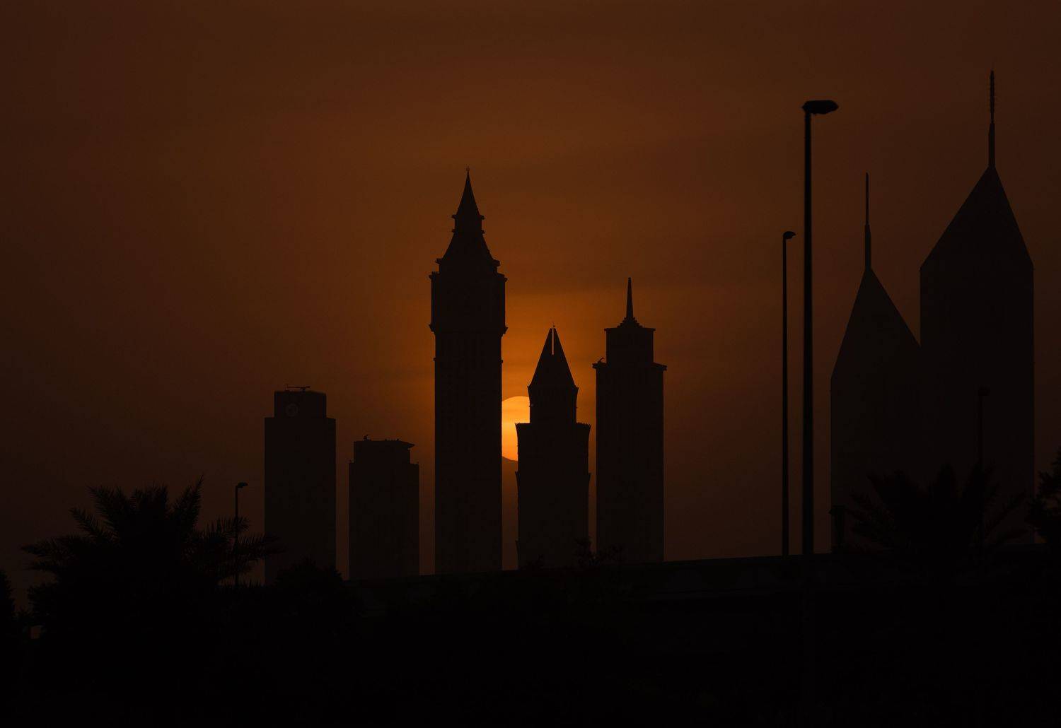 dubai, sunset, sun, uae, sunset photos, Bevzenko Roman