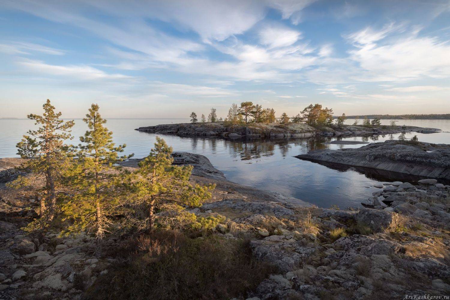 "Сосны и острова". Автор: Арсений Кашкаров карелия, ладожские шхеры, острова, ладожское озеро, Арсений Кашкаров