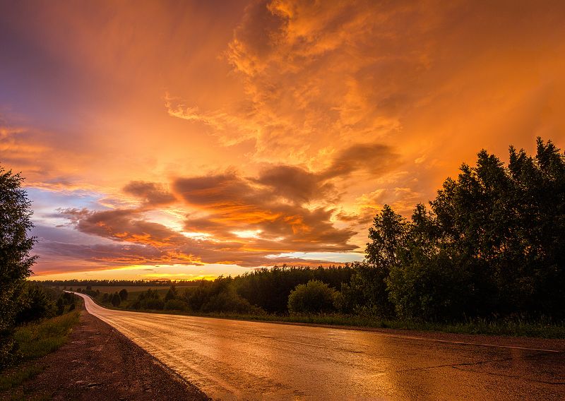 Пылающий закат 3photo preview