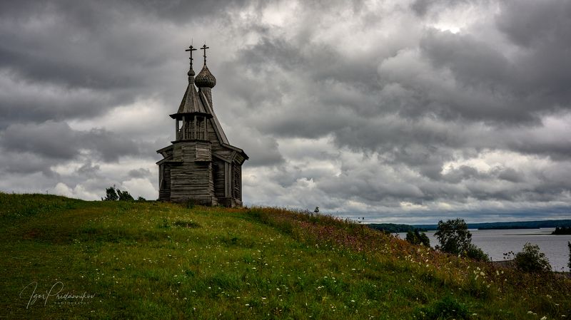 часовня, озеро, кенозеро, лодки,коровы, церкви. Кенозеро фото превью