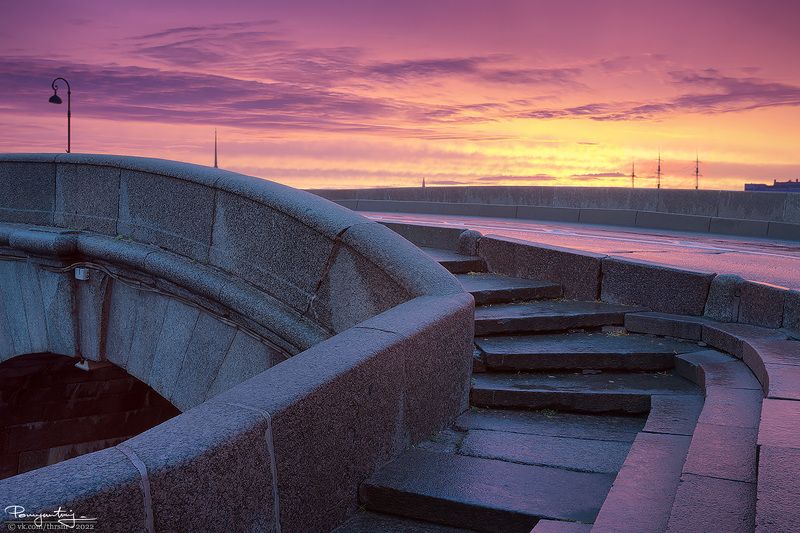 санкт-петербург, спб, питер, закат, прачечный, мост После дождяphoto preview