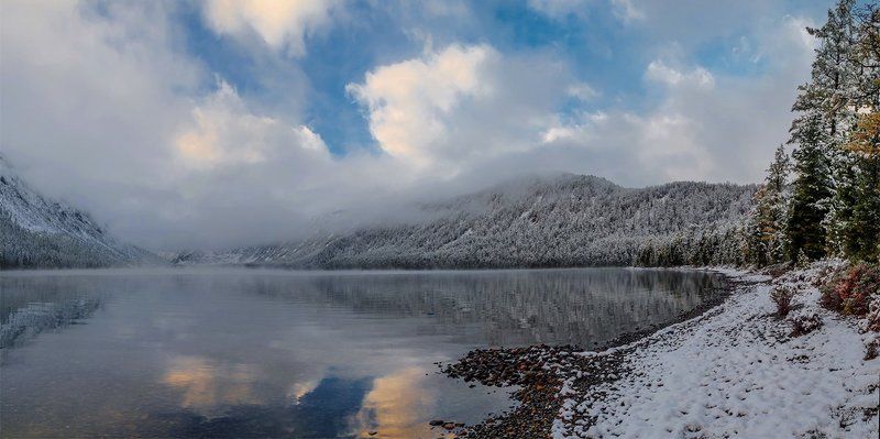 Алтай, Горный алтай, Горы, Мультинские озера, Осень, Пейзаж, Природа, Путешествие, Сибирь, Снег, Туризм В сентябреphoto preview