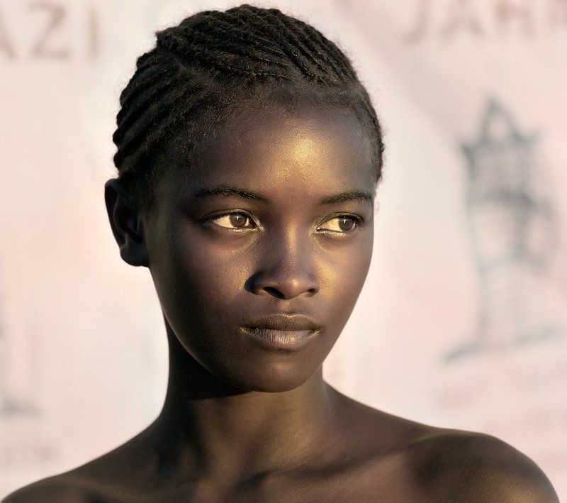 Девушка, Закат, Клеопатра, Красивая, Черная Дочь рыбака. фото превью