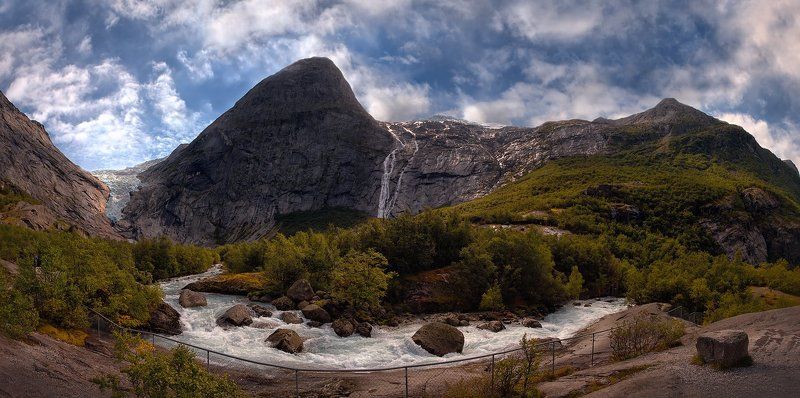 бриксдайл, норвегия Таяние ледниковphoto preview