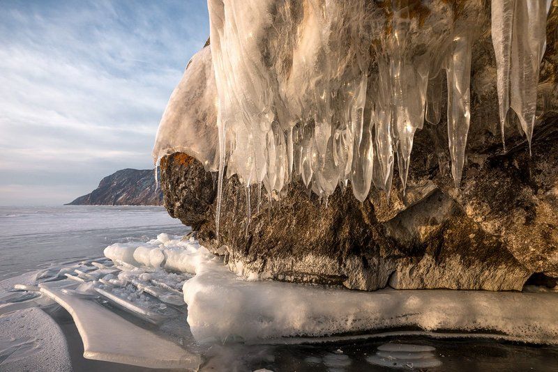 Байкал, Зима, Лед, Ольхон, Путешествия, Россия, Скалы, Холод В ледяной глазури...photo preview