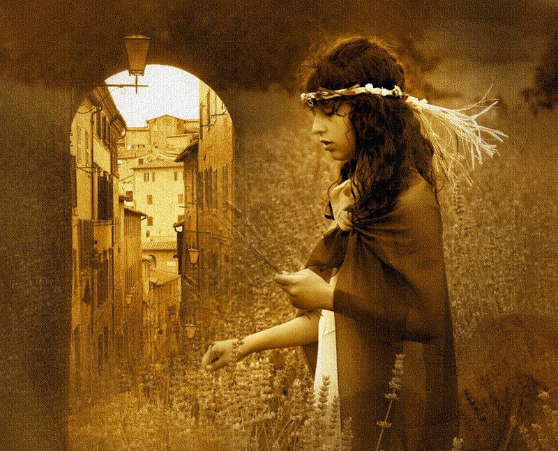 италия, тоскана, сиена, портрет, стилизация Italian memories...photo preview