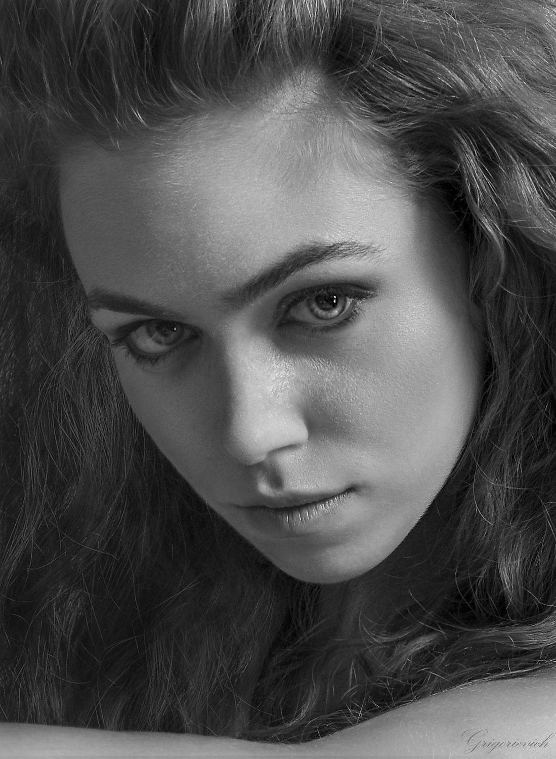 девушка., портрет., красота., глаза., Урасов Олег