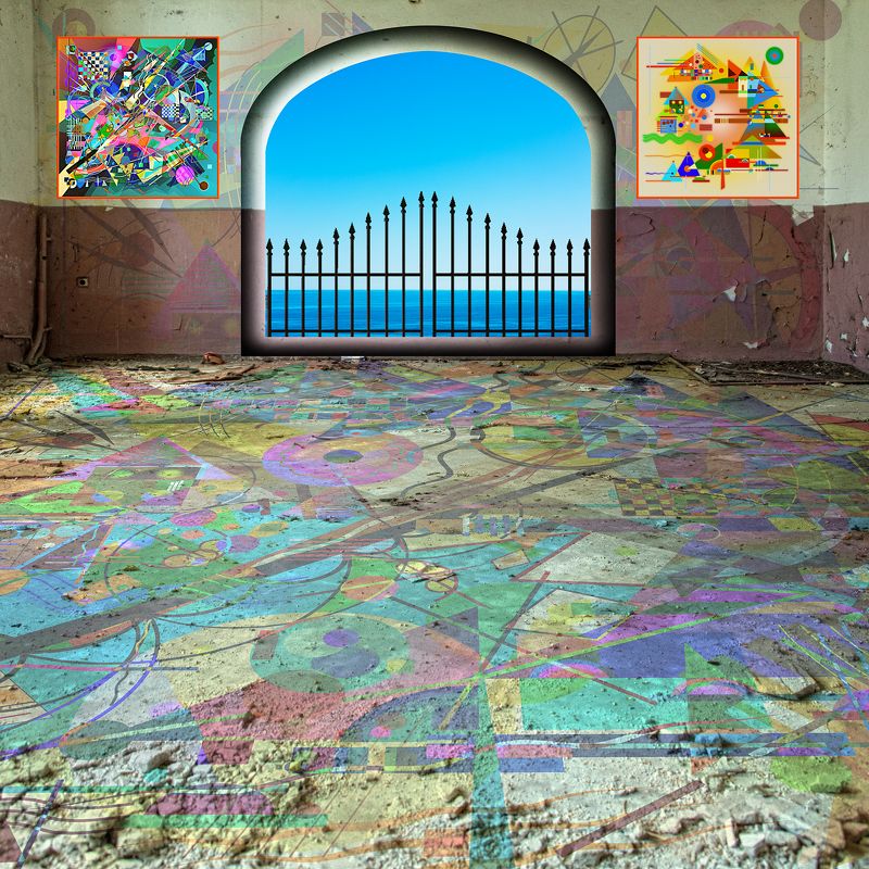 collage, color, colors, concept, conceptual, digital, digital art, editing, photo collage, photography, surreal, surrealism, A Room with a Viewphoto preview