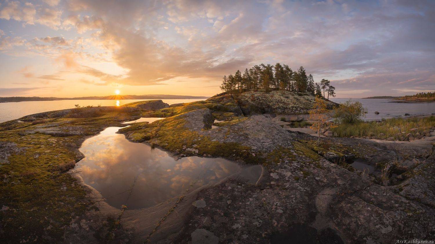 карелия, ладога, озеро, ладожские шхеры, мыс, скалы, острова, Арсений Кашкаров