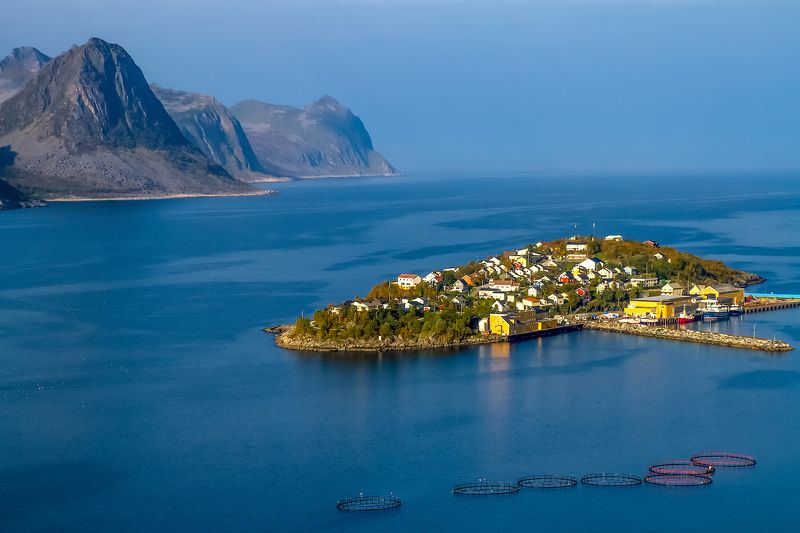 норвегия,фьорд,остров Островphoto preview