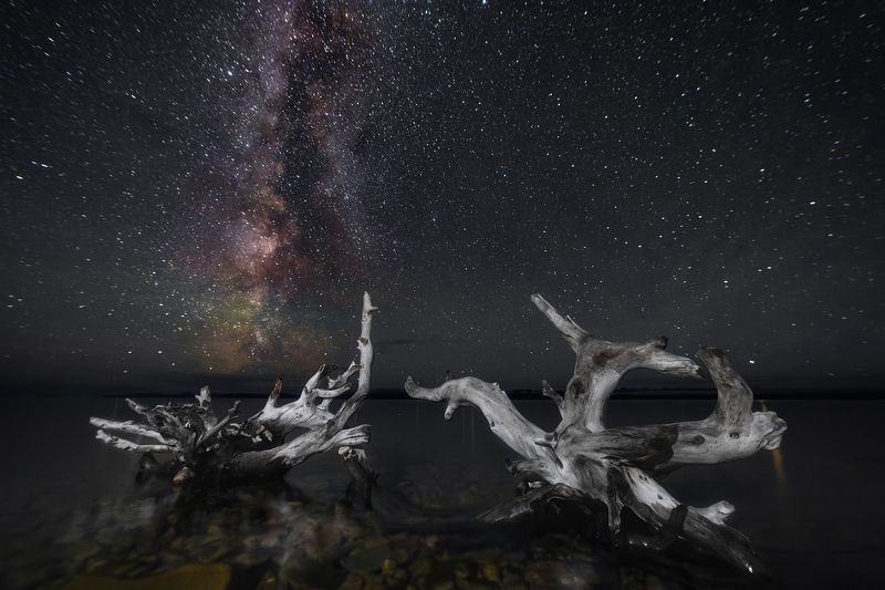 хубсугул, ночь, млечный путь,съемка звезд, астрофото Ночь у Хубсугулаphoto preview