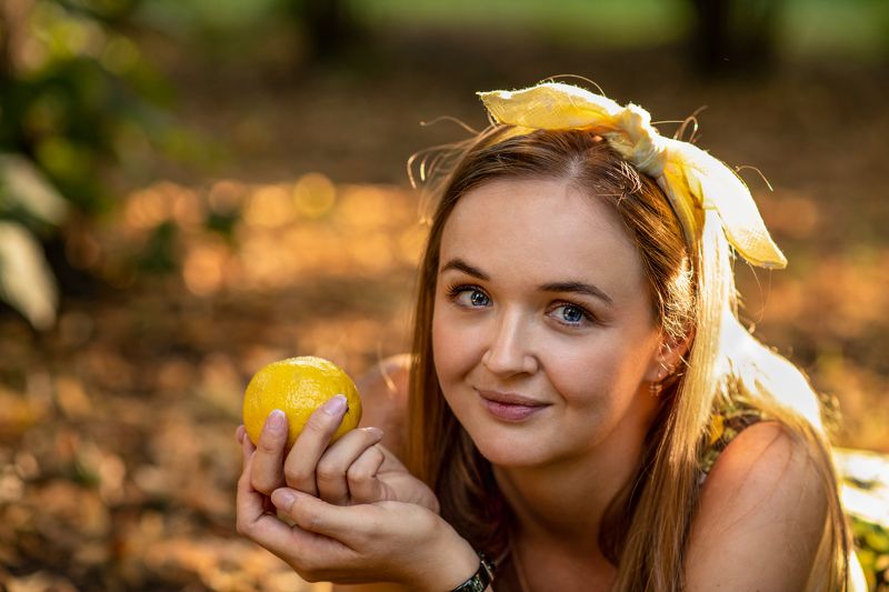 лимоны, пикник photo preview